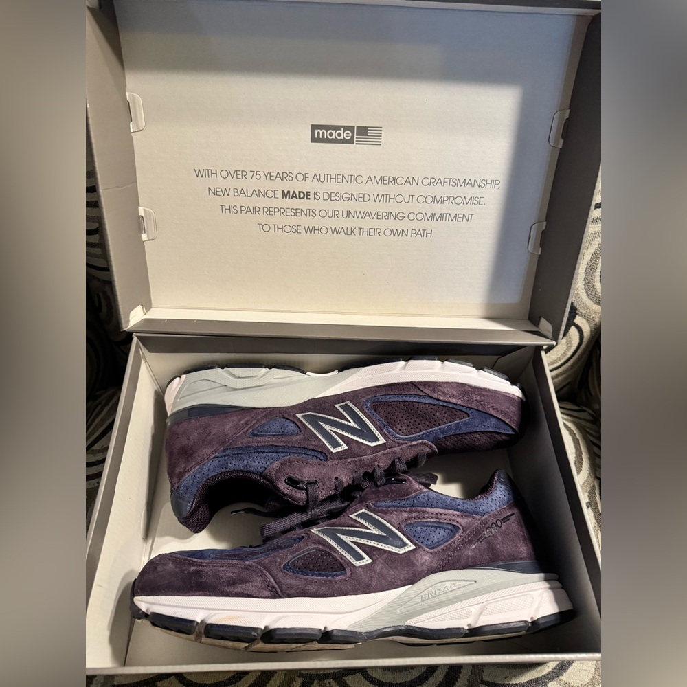 New Balance 990 V4 Men's Purple Sneakers